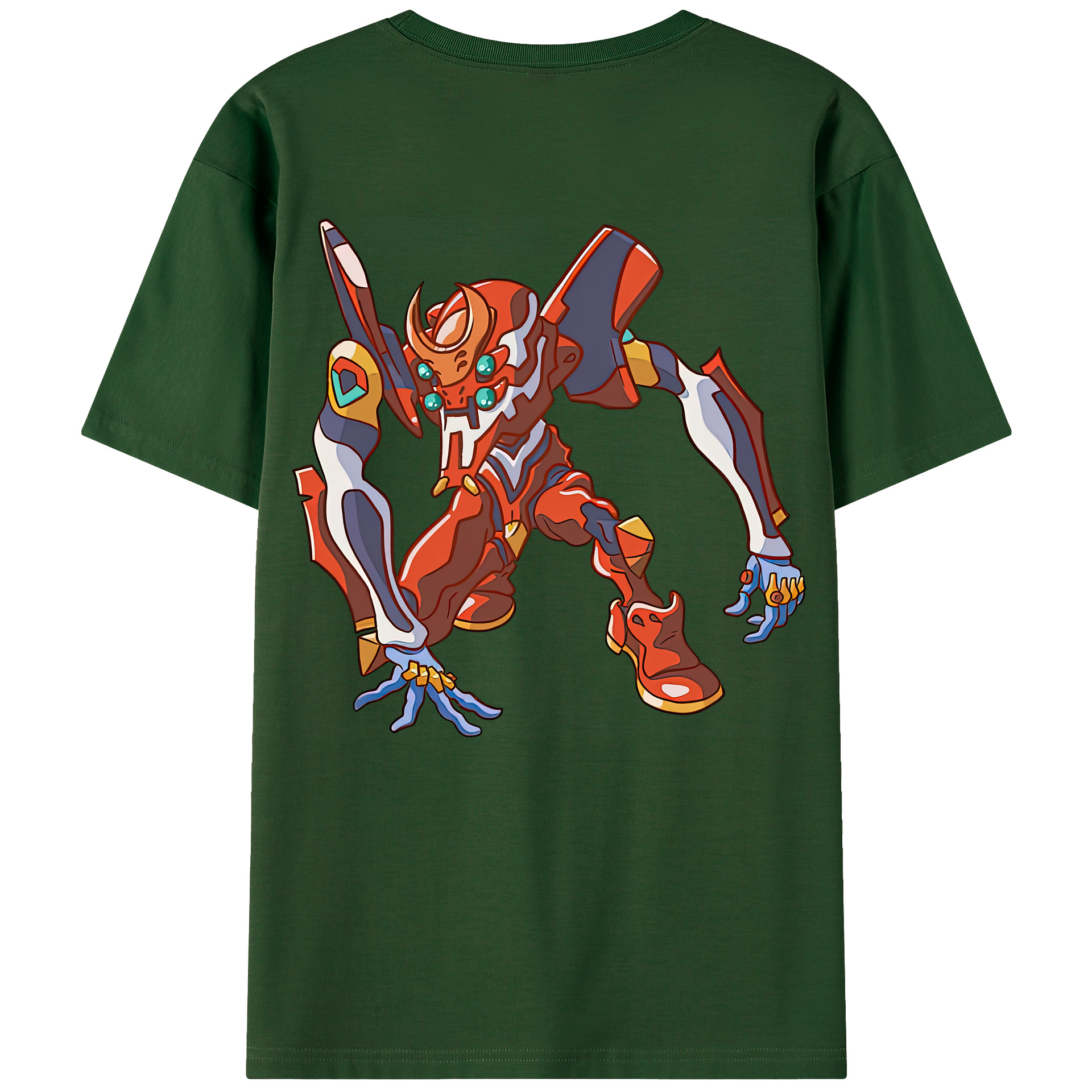 （画像用） EVA 新世紀エヴァンゲリオン 綿100％半袖Tシャツ（背面プリント）
